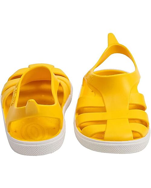 Bioty sandalo da spiaggia in gomma - Yellow/White
