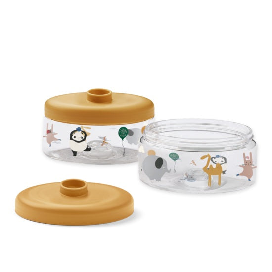 Set 2 Contenitori Pappa in Tritan Impilabili Dominique - 500ml