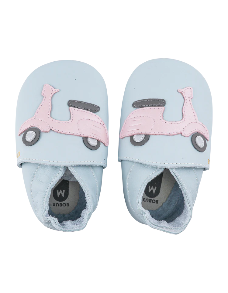 Scarpine Soft Sole Scooter Sky Grey