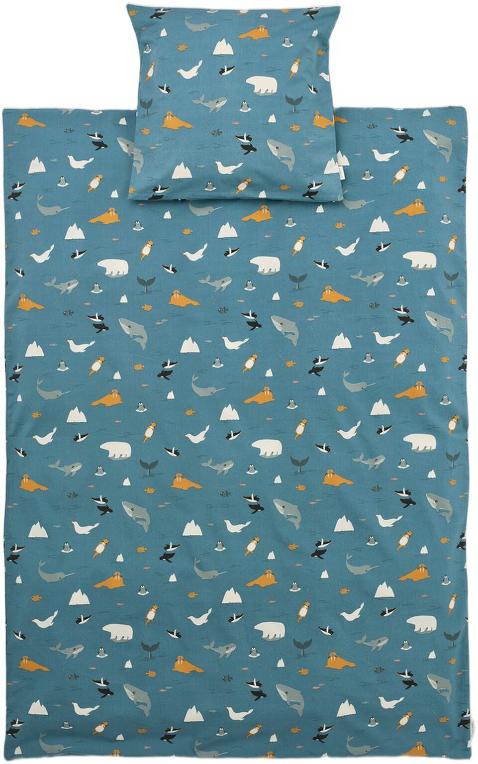Set Copripiumino e Federa Ingeborg - 100x135 cm - 100% Cotone biologico