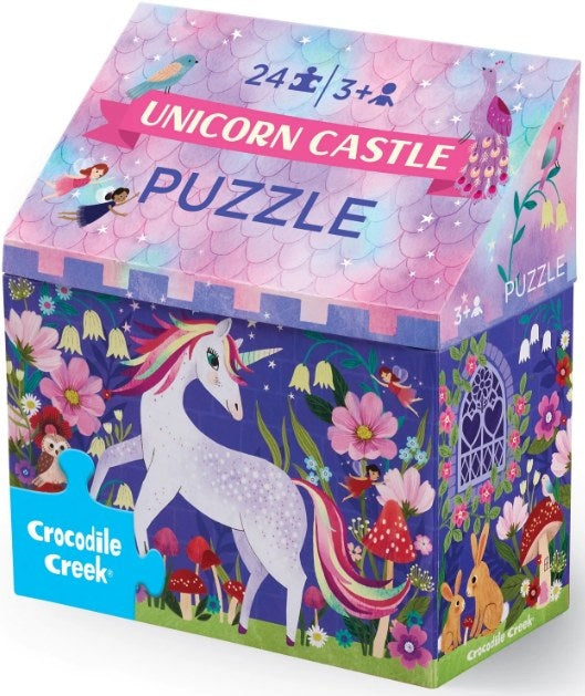 Puzzle 24 pezzi - con scatola a forma di edificio