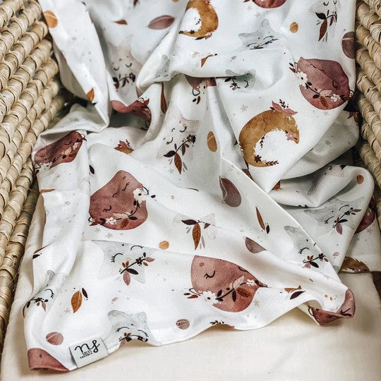 Mussola Neonato in 100% Bamboo Organico - Made in Italy - 90x70cm