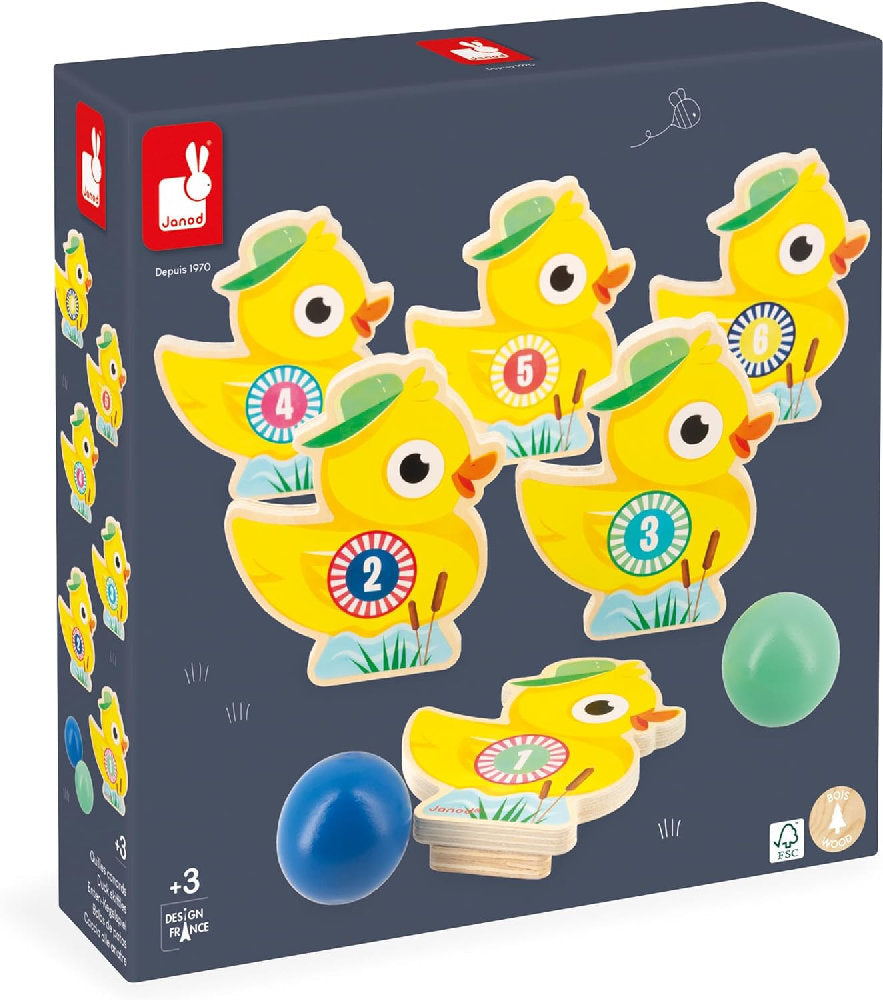 Caccia alle anatre in Legno Applepop - Gioco dei birilli