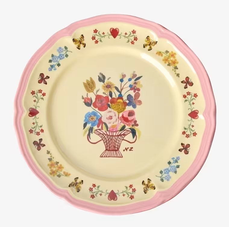 Piatto piano vintage Frutta - Nathalie Lété Print