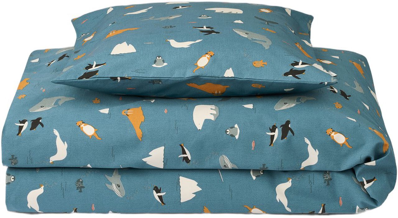 Set Copripiumino e Federa Ingeborg - 100x135 cm - 100% Cotone biologico