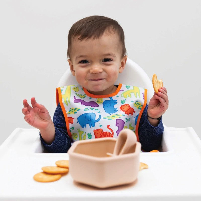 Bavaglino Grembiule impermeabile senza maniche