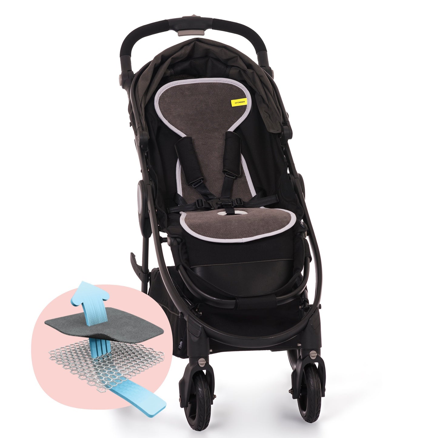 Foderina traspirante per passeggino
