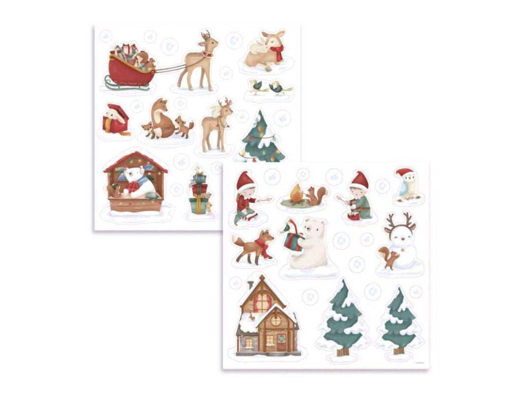 Adesivi per fineste Natale- attacca e stacca