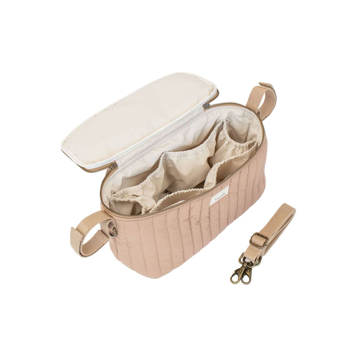 Borsa portaoggetti per passeggino - organizer passeggino - tessuto trapuntato