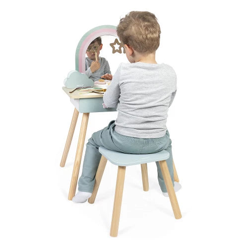 Tavolino da trucco con sedia