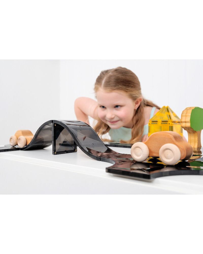 Set di Costruzioni Magnetiche 'Roads Creative Pack' Connetix - 48 Pezzi