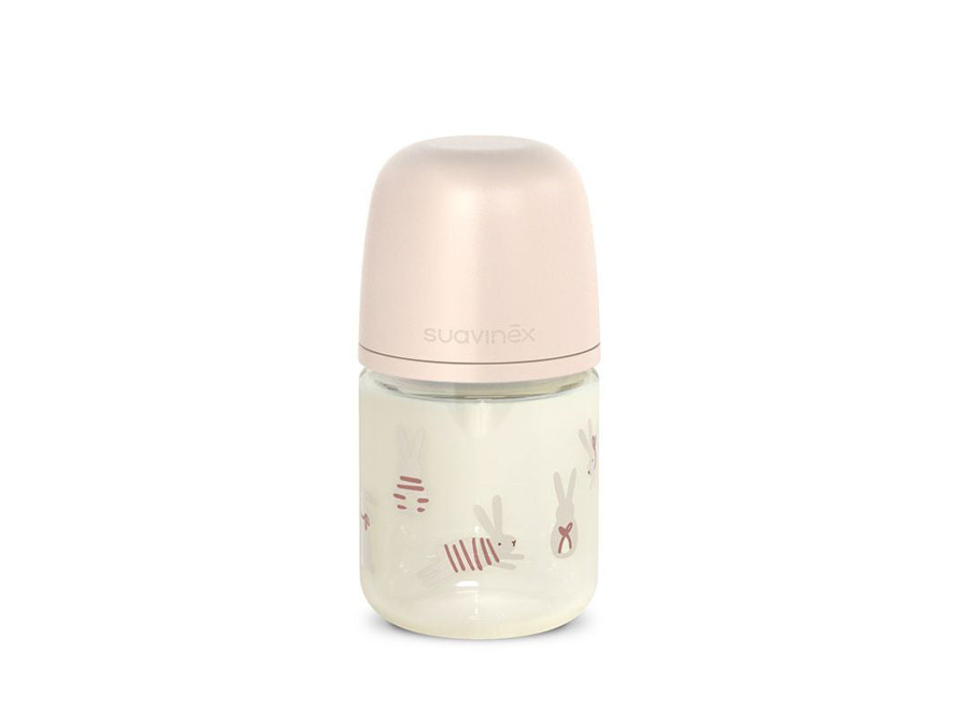 Biberon in Vetro Borosilicato 'Wonder' 120 ml con Tettarella SX PRO Flusso Lento (0+ Mesi)