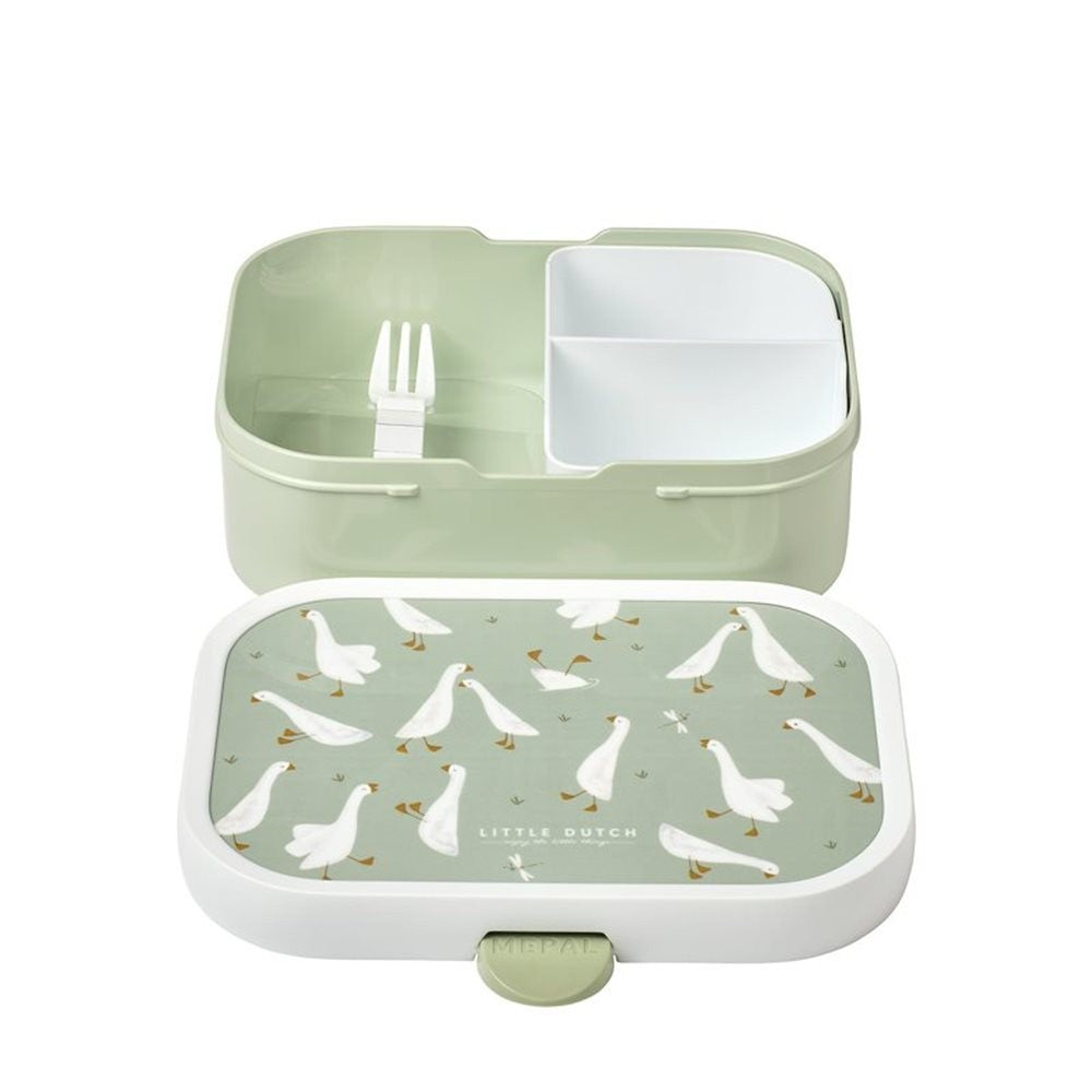 Lunch Box con divisori - Porta pranzo con forchetta