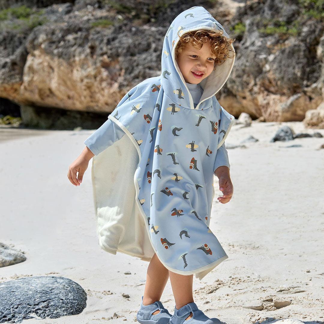 Poncho e telo da spiaggia reversibile