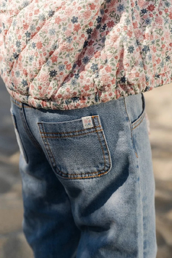 Giacca Leggera Bambina in Cotone Biologico - Collezione Meadow Flowers