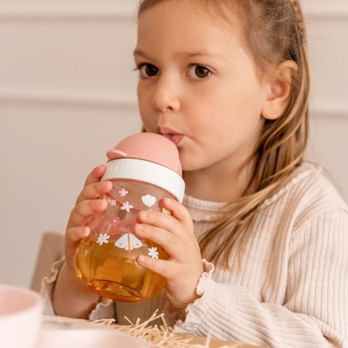 Borraccia con cannuccia 300ml - Dai 9 mesi