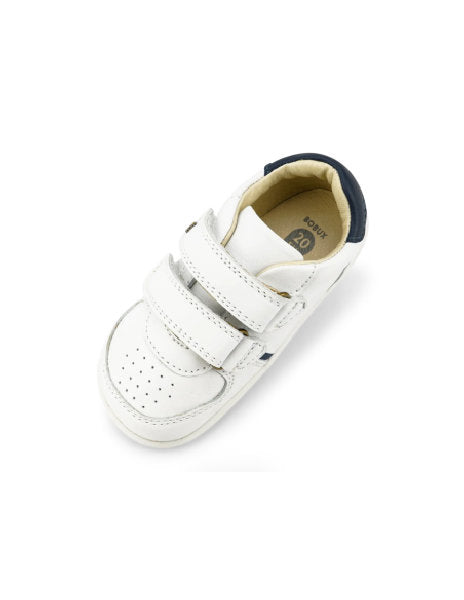Scarpine Step Up Riley white + navy