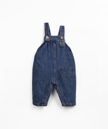 Salopette effeto denim - 100% Cotone
