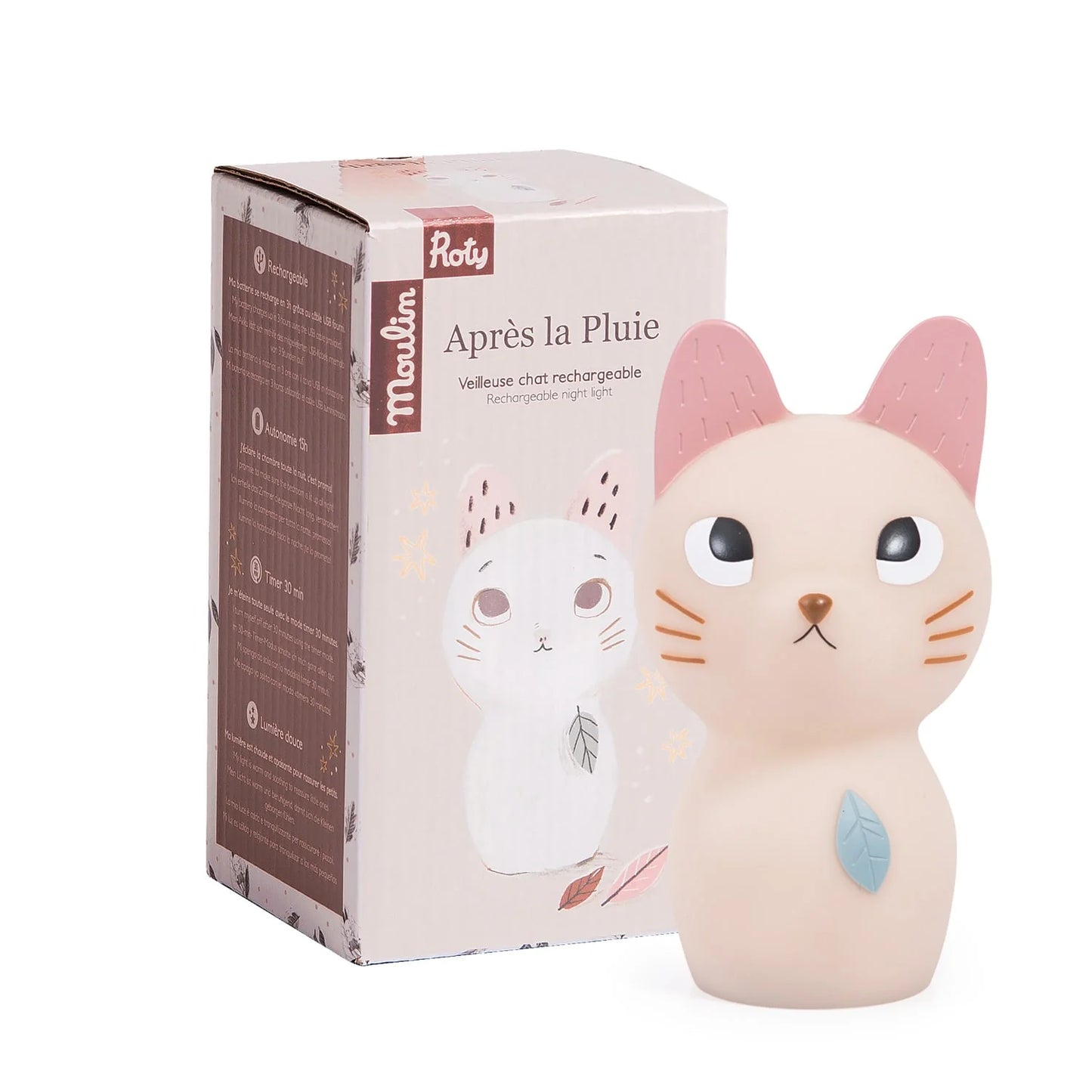 Luce notturna ricaricabile - gatto