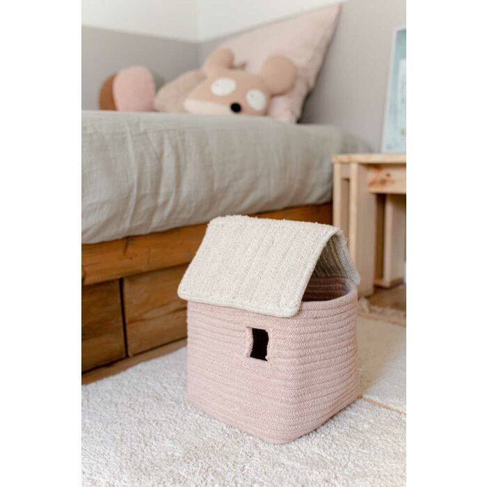 Contenitore porta oggetti Casetta- 34x22x22cm - Collezione Eco City