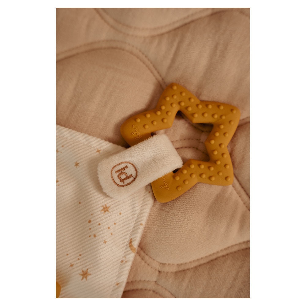 Doudou in tessuto con gioco dentizione - Newborn Naturals