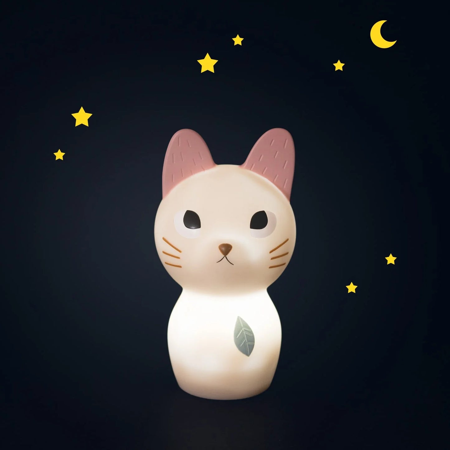 Luce notturna ricaricabile - gatto