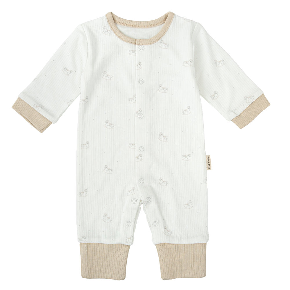 Tutina neonato - 50% Cotone organico e 50% Bamboo - Con apertura frontale