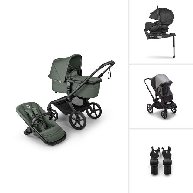 Bugaboo - Trio Bugaboo Fox5 Renew con ovetto reclinabile Otter