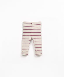 Leggings in jersey a righe