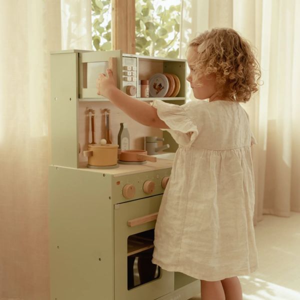 Cucina in legno con accessori - Dai 3 anni