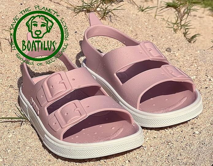 Ciabatte da spiaggia in gomma irky veg - old pink/white
