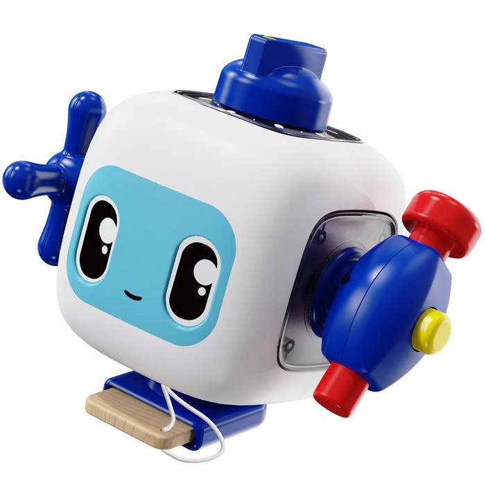 Cubo Attività Montessori 5-in-1 Robot (18+ Mesi)