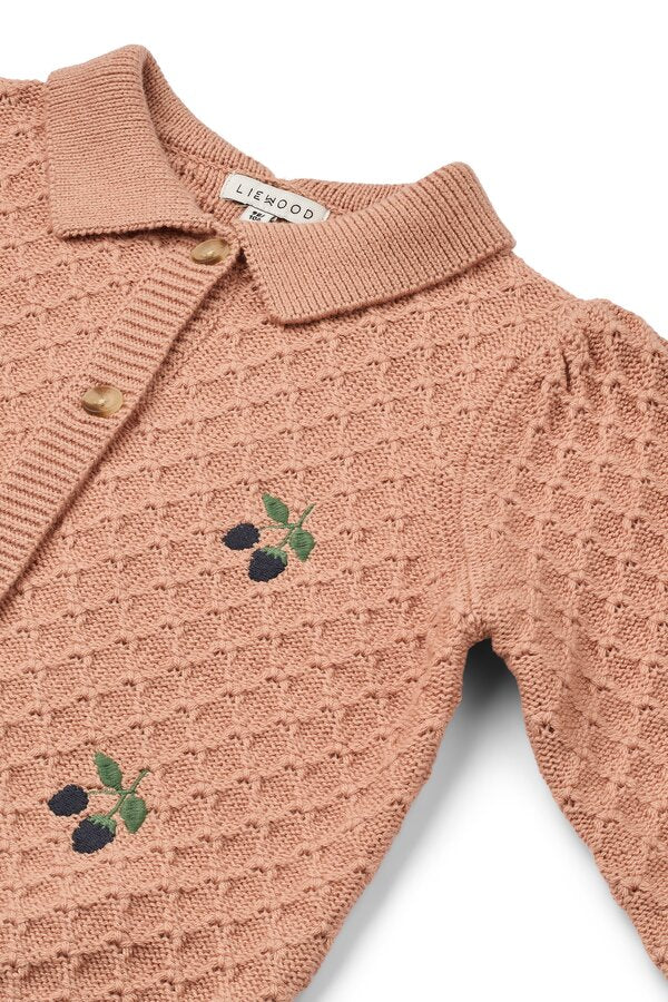Cardigan in maglia JANE - 50% Cotone e 50% Lana
