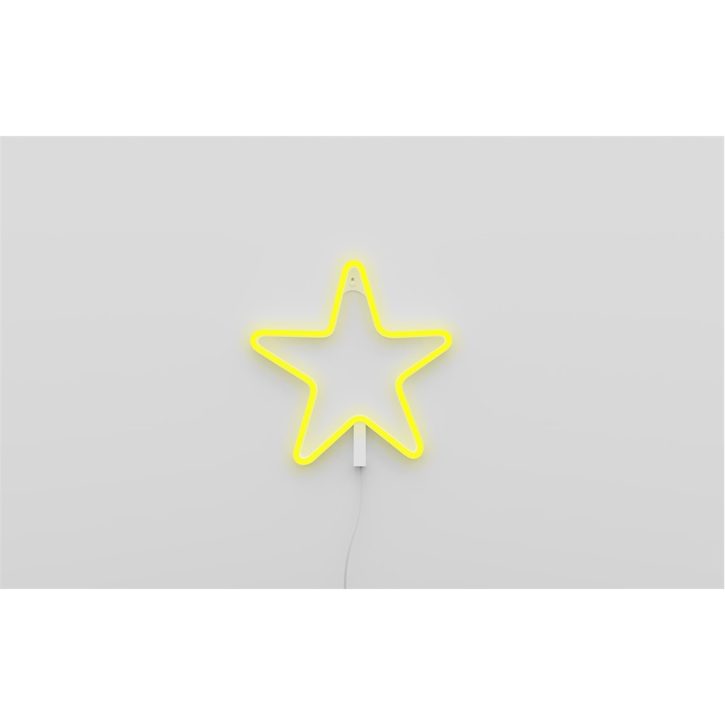 Lampada da parete a Led neon Stella