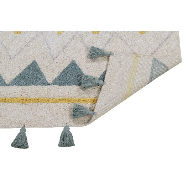 Tappeto lavabile Azteca 120x160cm - 100% Cotone - Lavabile in lavatrice!