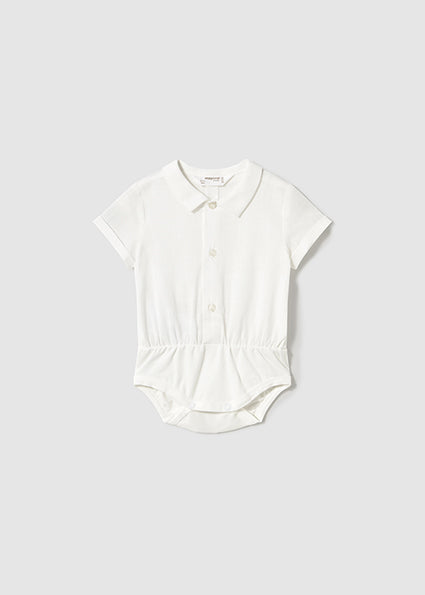 Body neonato bianco - Manica Corta