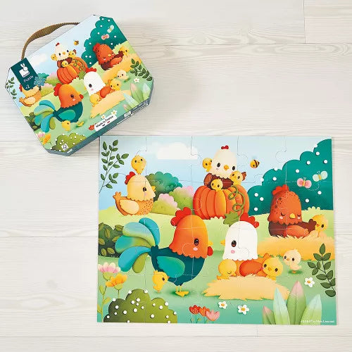 Puzzle benvenuti nell'aia