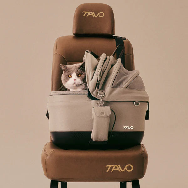Tavo Pets - Maeve Wind con ventilazione integrata - Trasportino Premium per Animali con isofix