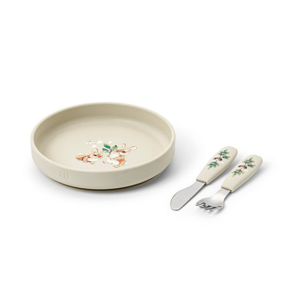 Set posate - Piatto, Forchetta e Coltello