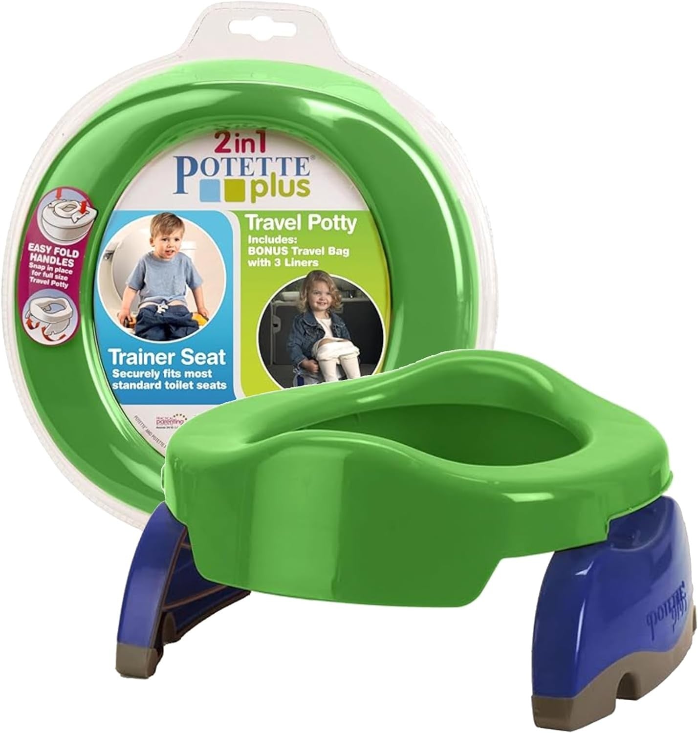 Potette 2in1 Vasino da Viaggio e Riduttore WC