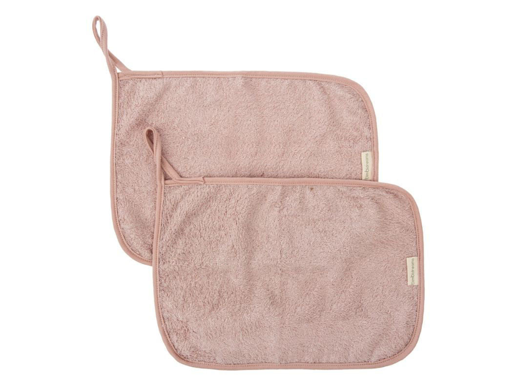 Set 2 asciugamani per asilo -25x35cm - 50% Bamboo e 50% Cotone