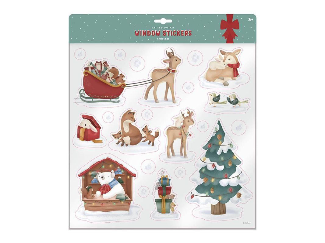 Adesivi per fineste Natale- attacca e stacca