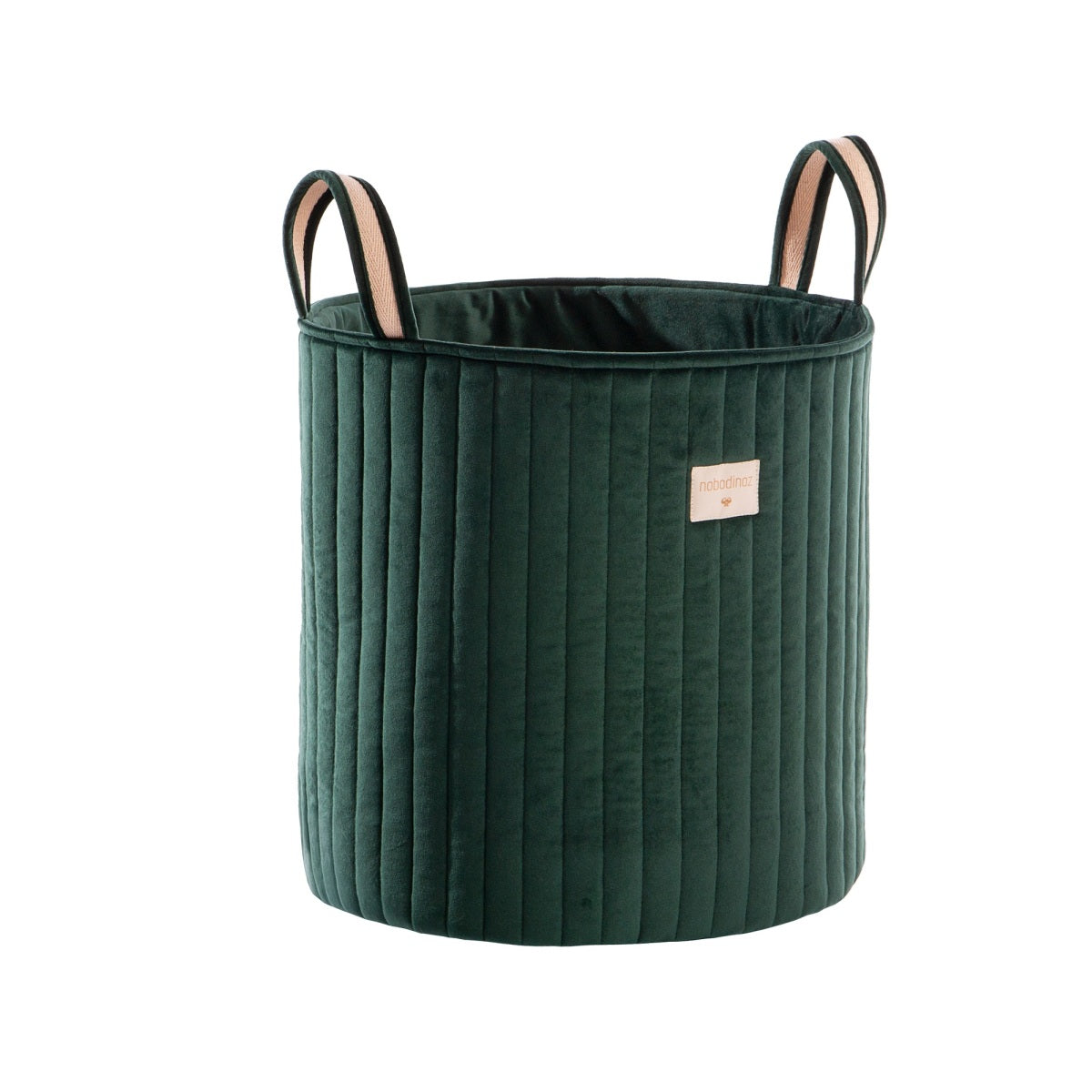 Cesta portagiochi savanna - velluto ecologico 40x35x35cm