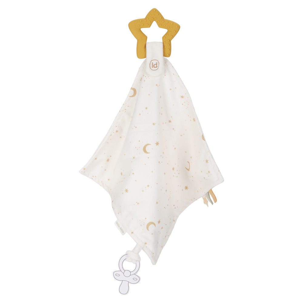 Doudou in tessuto con gioco dentizione - Newborn Naturals