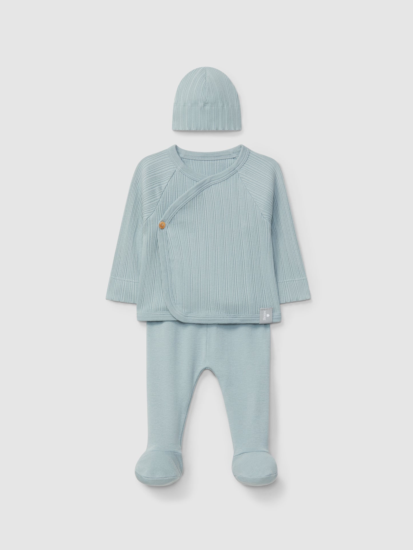 Completo tre pezzi in jersey a coste 5s128