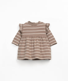 Vestito jersey a righe