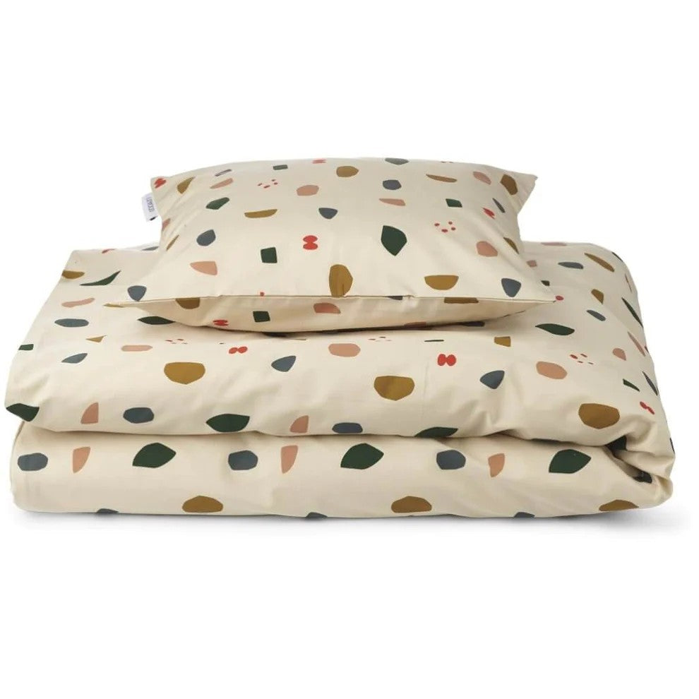 Set copripiumino e federa carl - 140x200 cm - 100% cotone biologico