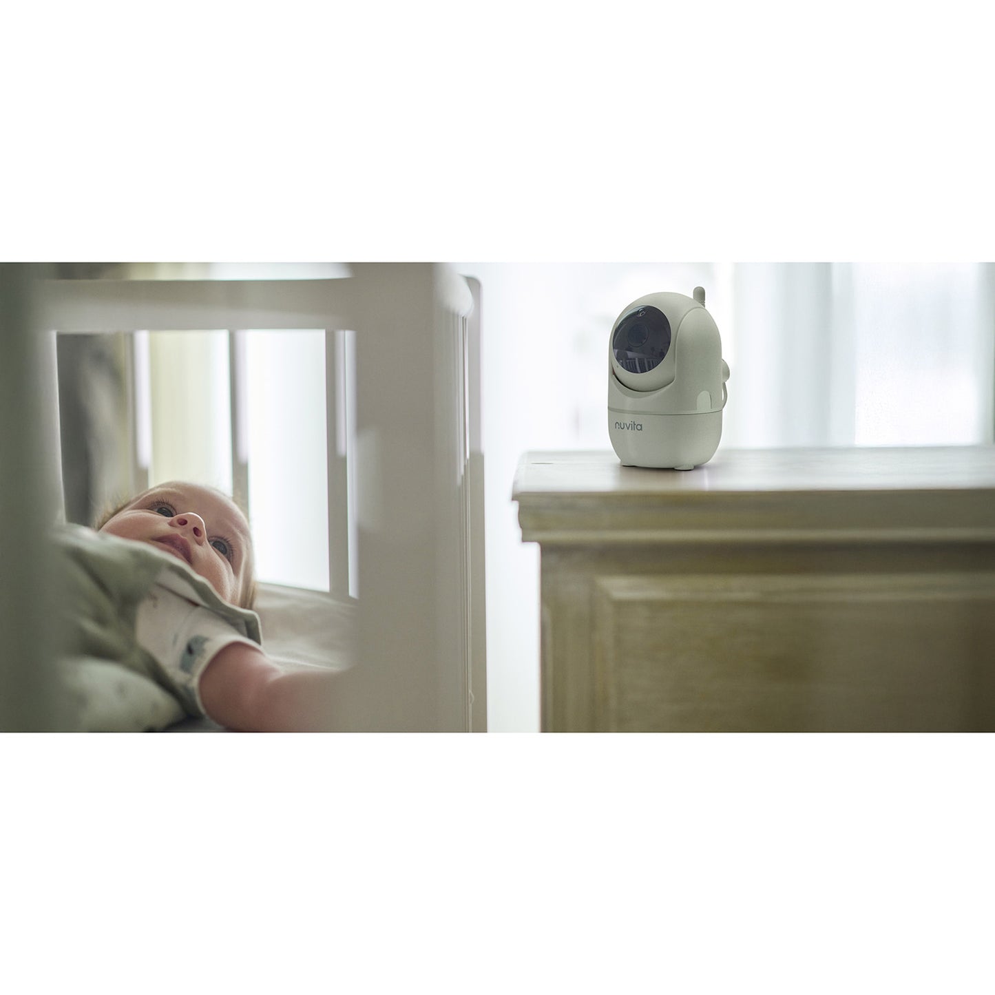 Video Baby Monitor Nuvita Videovoice 3.2 HD (Camera 360° e Doppia Batteria)