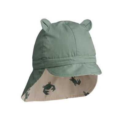 Cappello da sole reversibile Gorm Crab Sandy - Con lacci