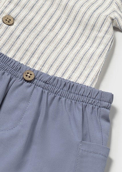 Completo 3 pezzi camicia, maglietta e pantalone - overshirt